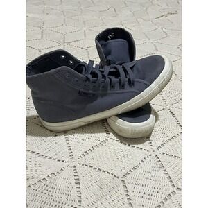 Superga High-Top Sneakers | Blue Canvas | Men's Size 7 / Woman's‎ Size 8•5